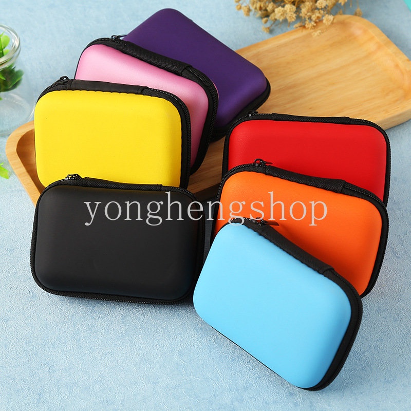 Túi Đựng Tai Nghe / Cáp Sạc USB / Ổ Đĩa Cứng Mini Có Khóa Kéo Tiện Dụng