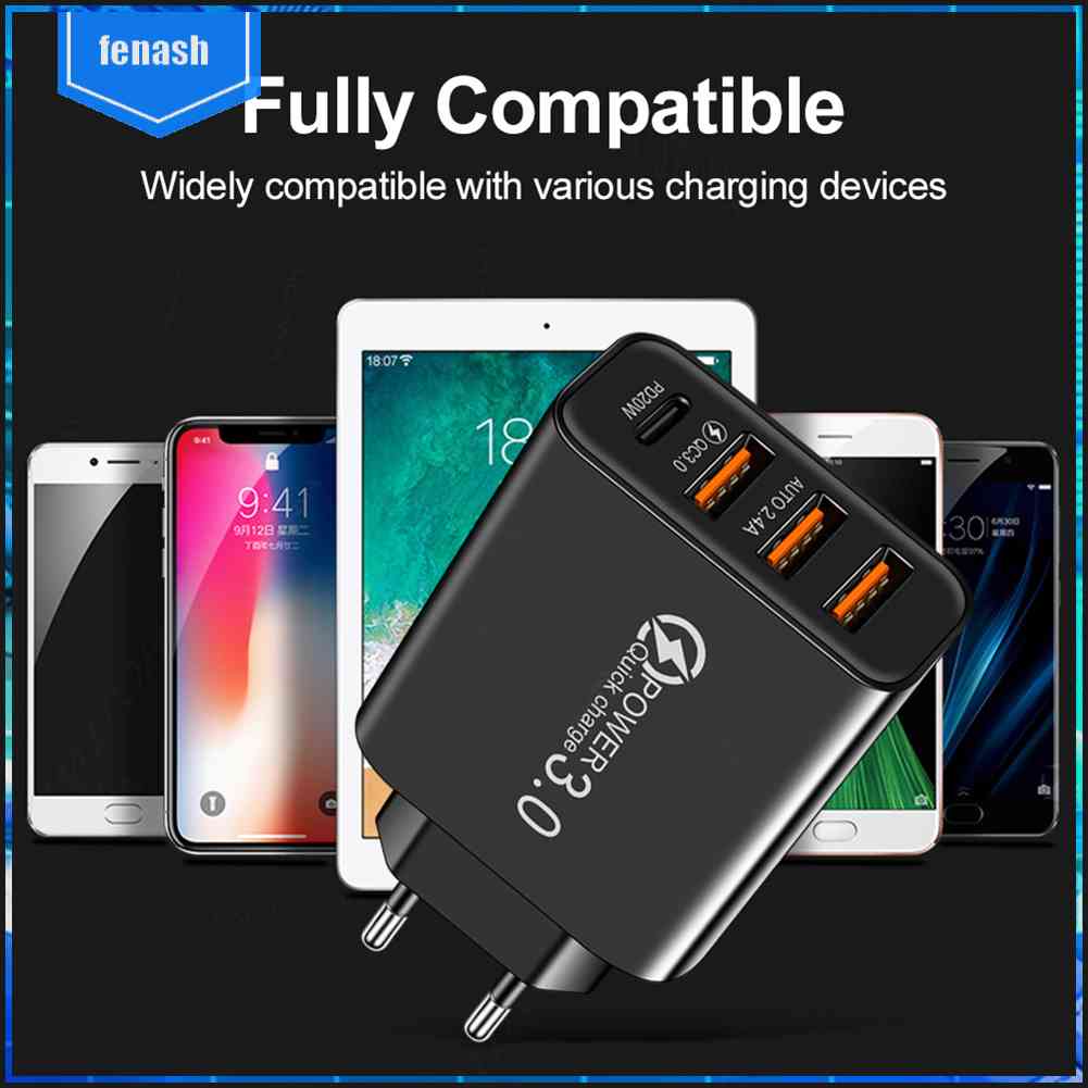 Bộ Chuyển Đổi Sạc Điện Thoại PD20W Type-C 3 Cổng USB