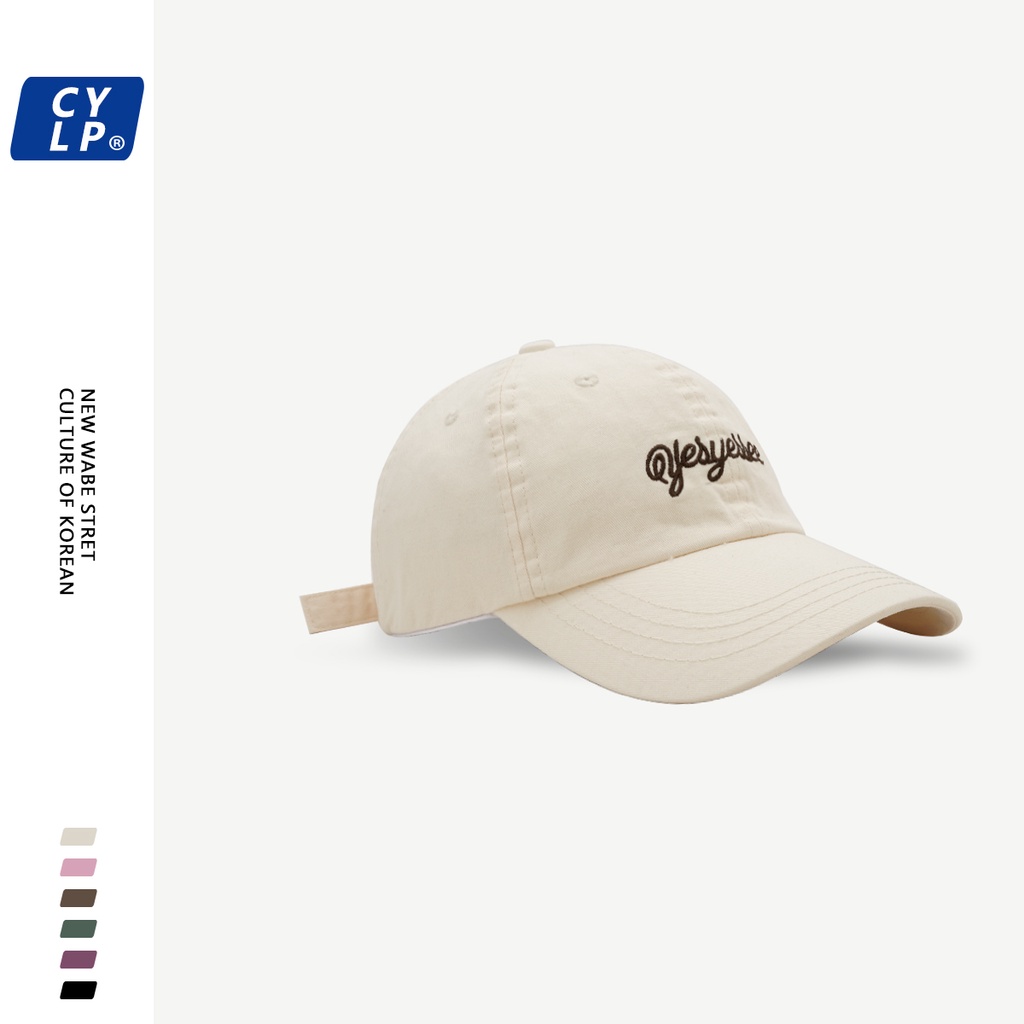 Mũ Lưỡi Trai Mềm Thêu Chữ Phong Cách Hàn Quốc Thời Trang Cho Nam Nữ