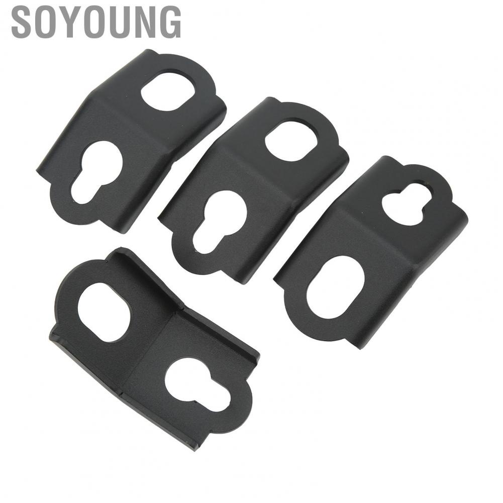 Soyoung Tie Down Brackets Hooks  Durable 4 Pcs Anchors Bracket Strong Bearing Capacity Heavy Duty for UTV