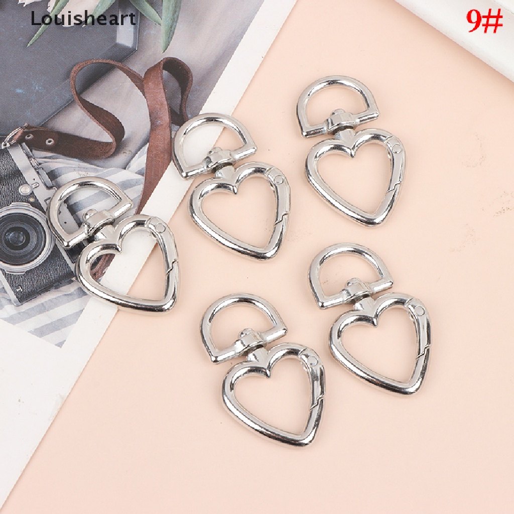 Bộ 5 Móc Khóa Hình Trái Tim Louisheart TFG