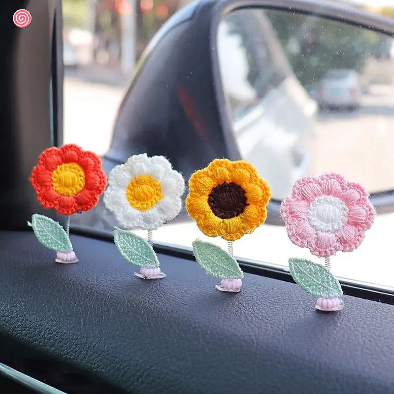 Dễ Thương Hoa Lắc Đầu Nhiều Màu Sắc Trang Trí Nhà Cửa / Xe Hơi HSU