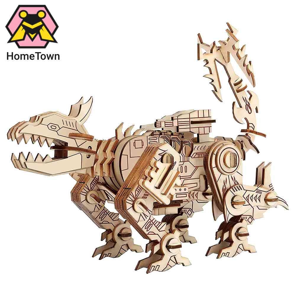 Bộ Xếp Hình 140 Miếng Hình Chú Chó 3D Bằng Gỗ
