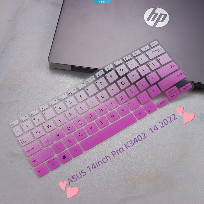 Vỏ Bọc Bảo Vệ Bàn Phím Máy Tính ASUS 14inch Pro K3402 Peerless 14 Lingyao 14 2022 Bằng Silicon Chống Thấm Nước Chống Bụi