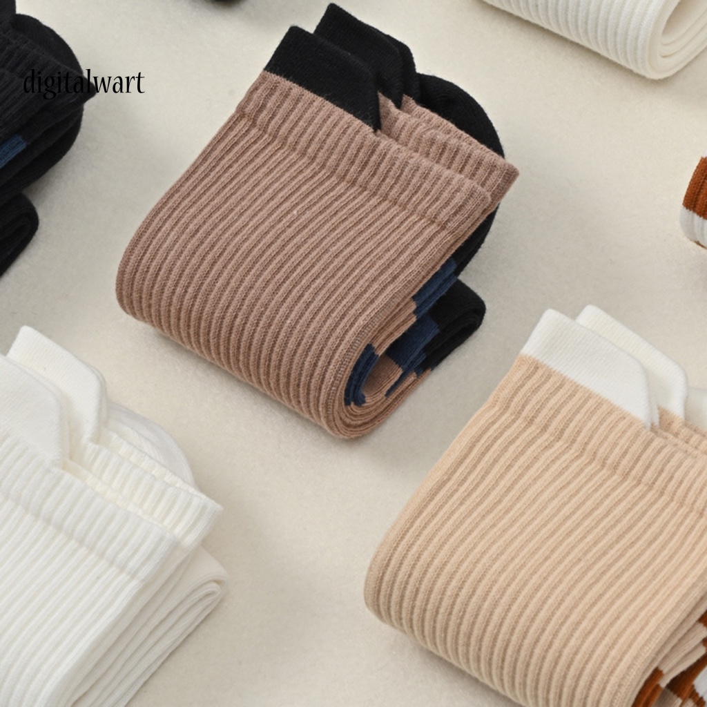 Kỹ Thuật Số| 1 Đôi Vớ Cotton Ống Trung Co Giãn Chống Trượt Thấm Hút Mồ Hôi Thoáng Khí Giữ Ấm Mùa Thu Đông Cho Nam