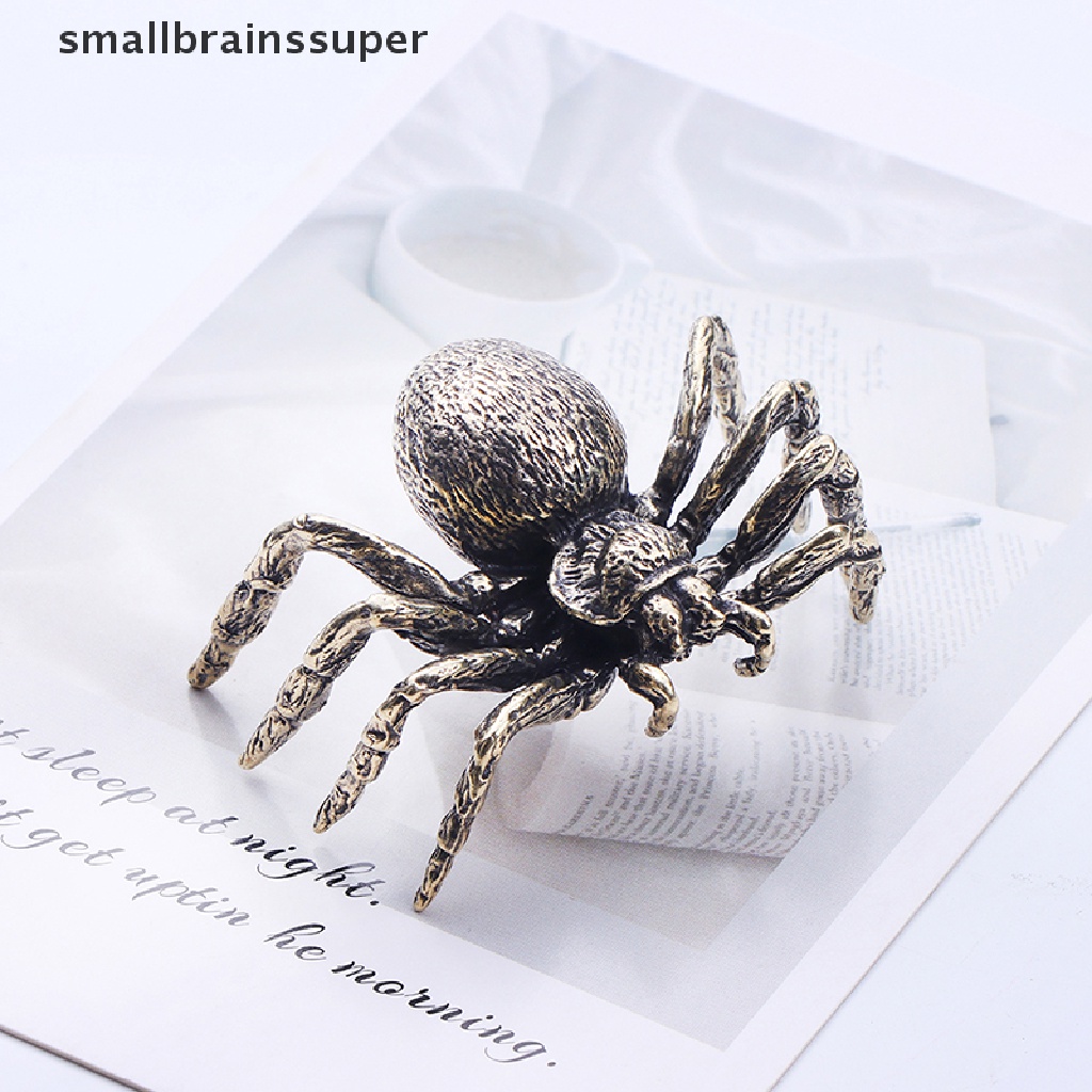 Đồ trang trí Chú Nhện Nhỏ Bằng Đồng Dùng Trang Trí Bàn