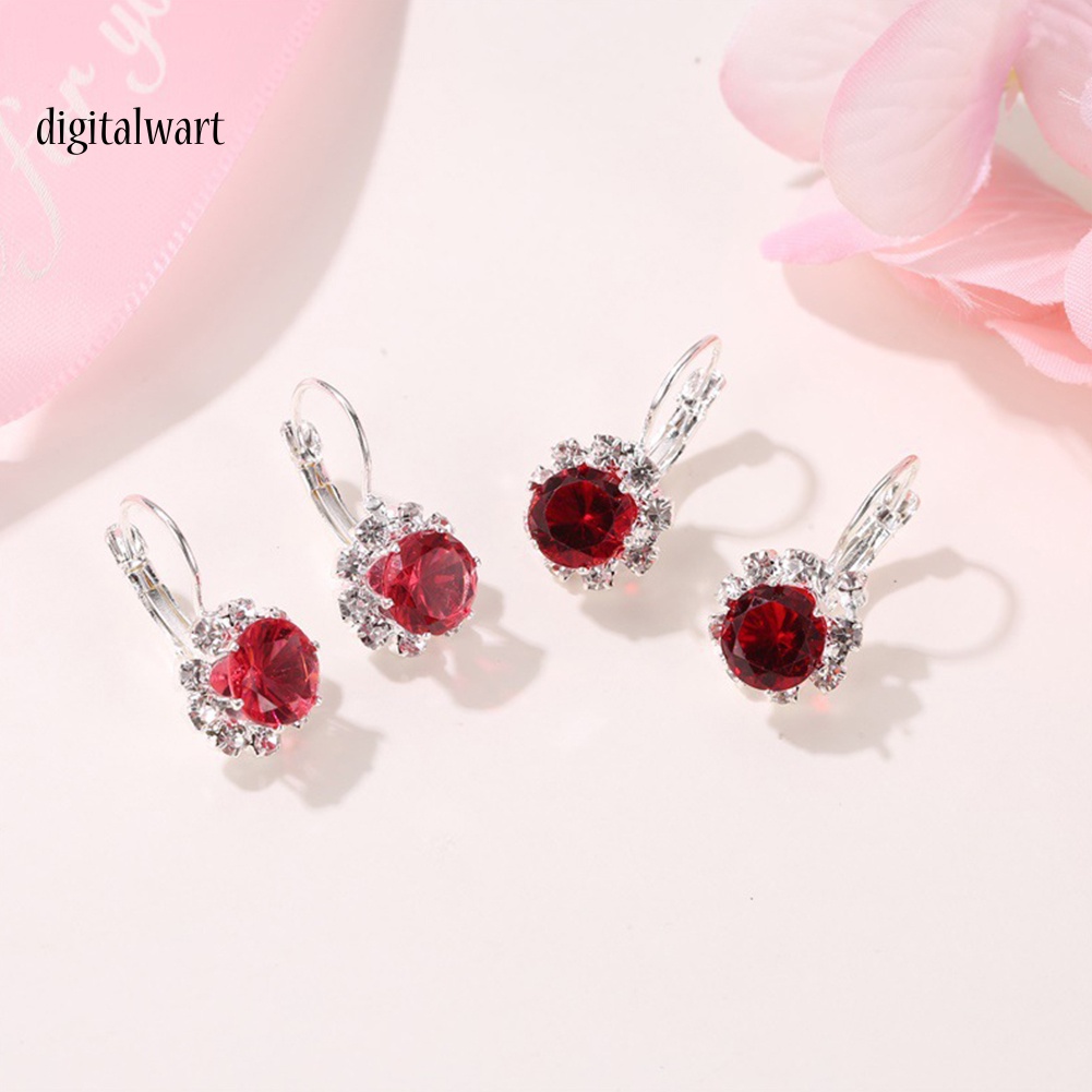 Kỹ Thuật Số| Đôi Bông Tai Hình Hoa Hướng Dương Đính Đá Thời Trang Cho Nữ