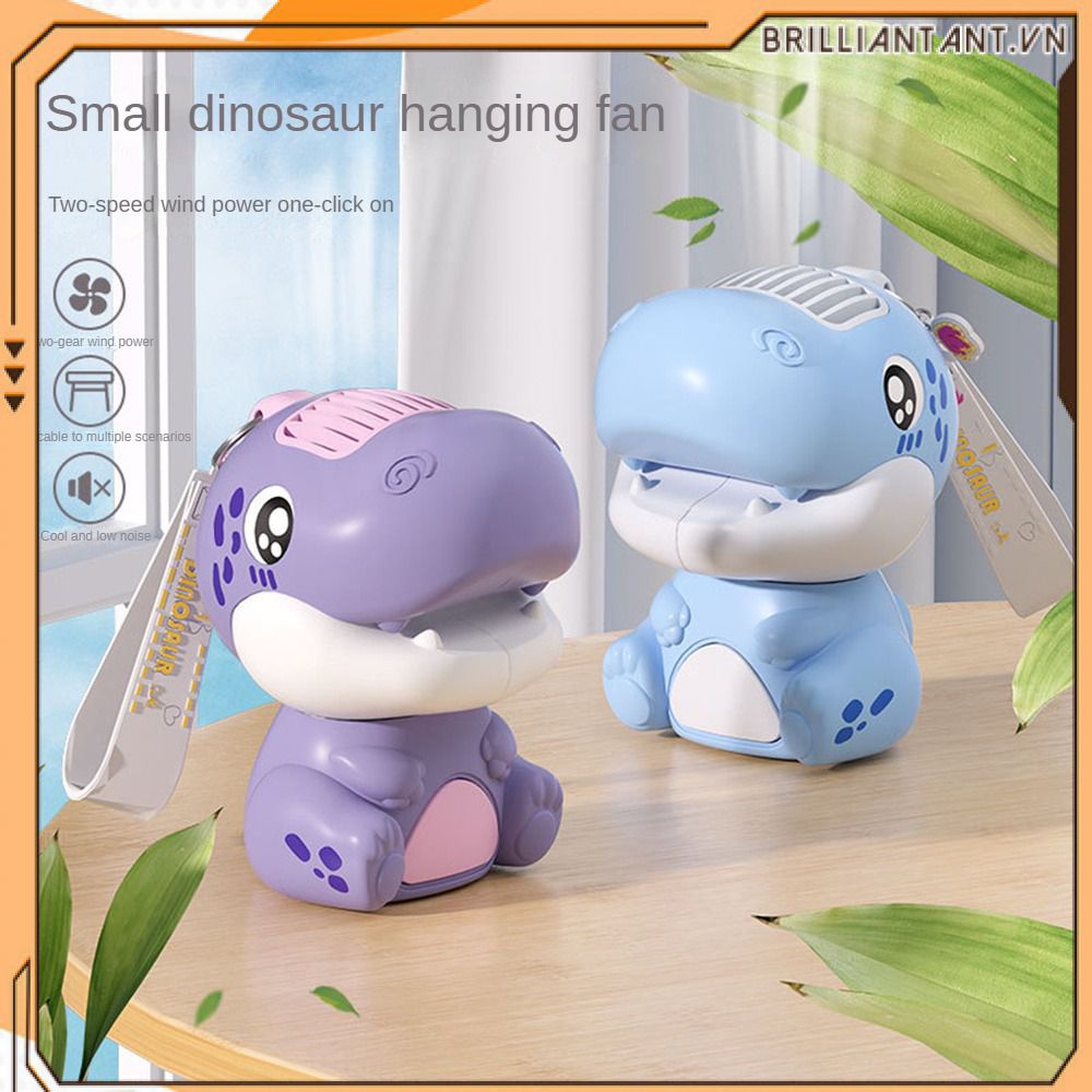 Quạt Khủng Long Quạt Mini Để Bàn Cho Sinh Viên Văn Phòng Không Tiếng Ồn Gió Lớn Cầm Tay Sạc Được Ubs Bri