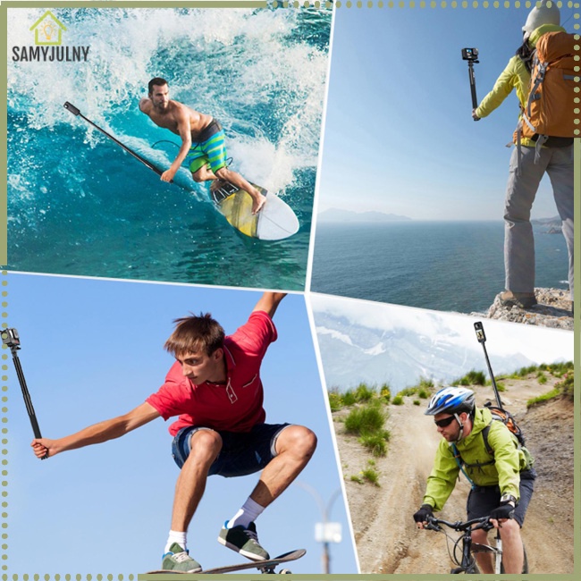 Gậy Tự Sướng Kéo Dài Kèm Dây Đeo Silicon Cho Máy Ảnh One Rs / X3