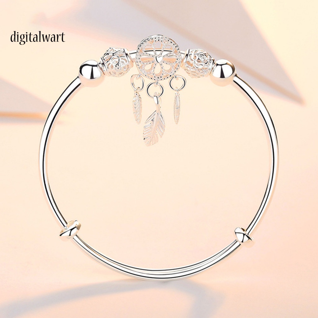 Kỹ Thuật Số| Vòng Tay Bạc Hình Lưới Bắt Giấc Mơ Màu Sắc Tinh Tế