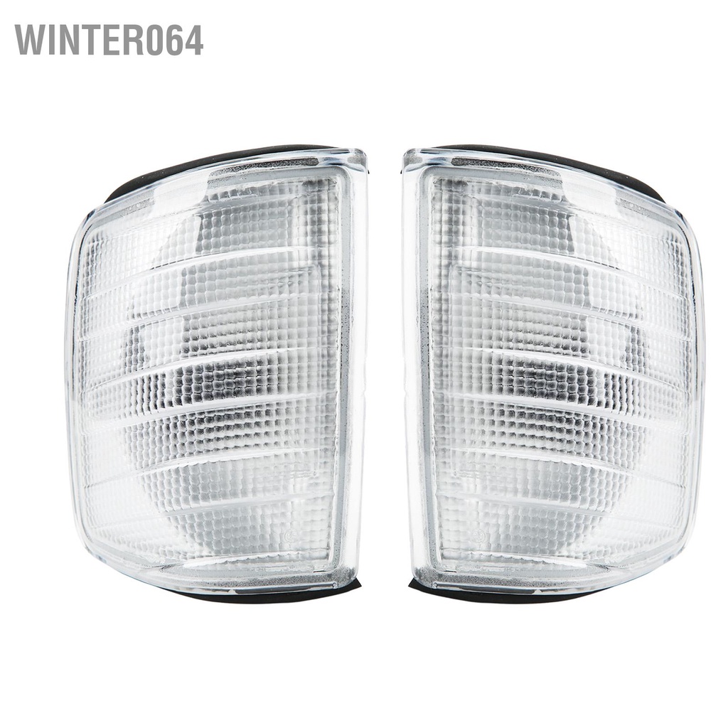 Winter064 Đèn góc trước ô tô Thay thế đèn xi nhan chống xước cho 190 W201 1982‑1993 (Không có bóng đèn)