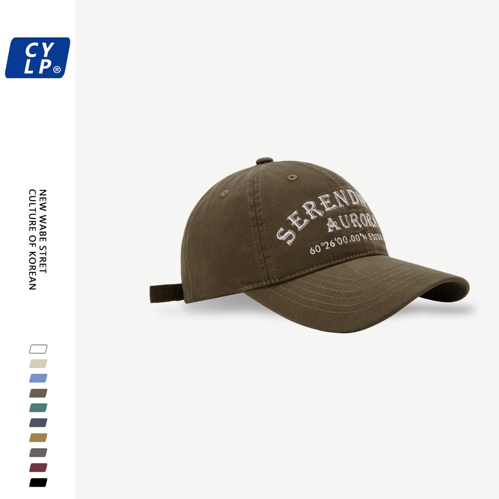 Mũ Lưỡi Trai Mềm Thêu Chữ Phong Cách Hàn Quốc Thời Trang Mùa Hè Cho Cặp Đôi