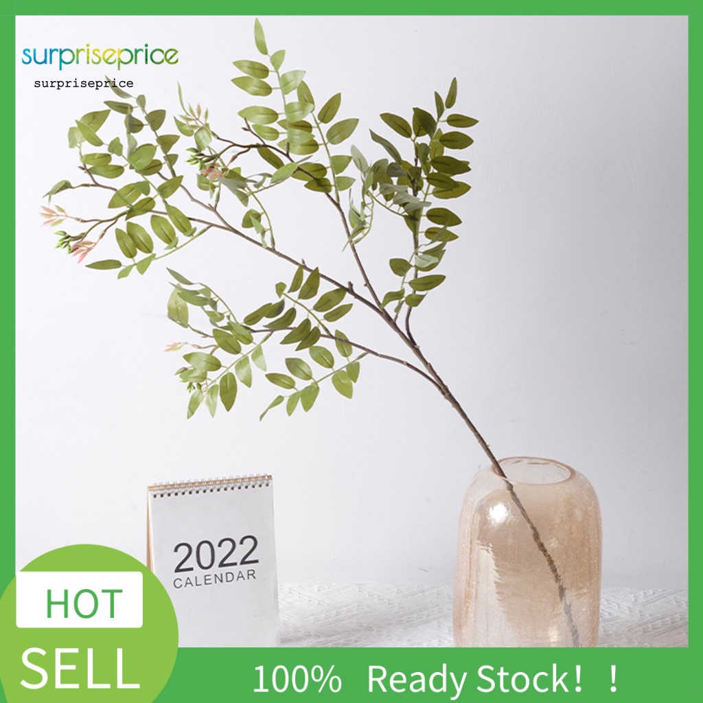 Nhánh Cây Xanh Nhân Tạo Độc Đáo Dùng Trang Trí Nhà Cửa / Tiệc Cưới