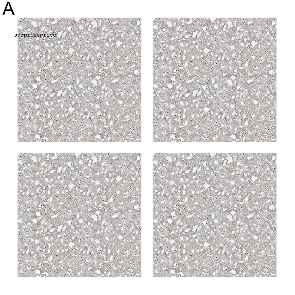 Bộ 4 Miếng Dán Tường / Cửa Sổ Mặt Nhám Bóng Bẩy Chống Nước Tối Giản Trang Trí Nhà Cửa