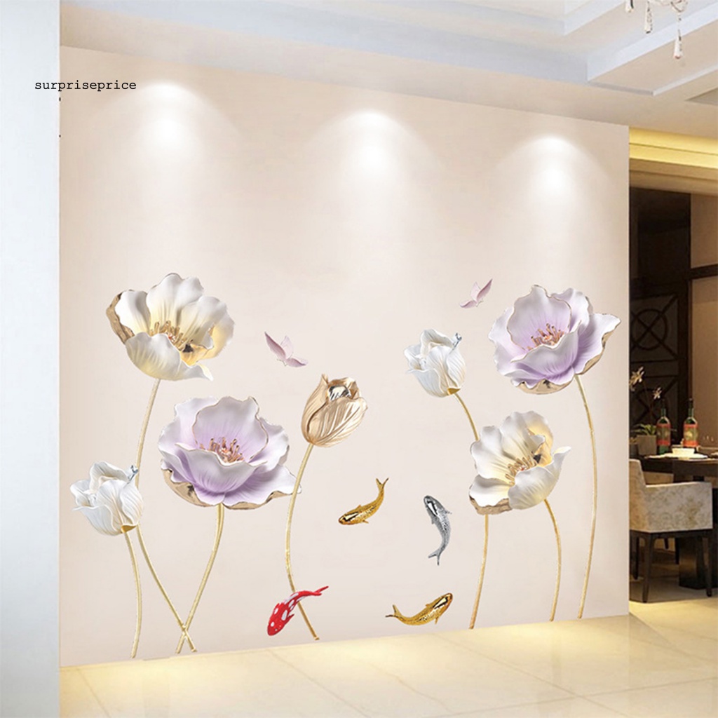 1 Bộ Miếng Dán Tường Bằng PVC Tự Dính Dễ Dán Chắc Chắn Dùng Trang Trí Nhà Cửa