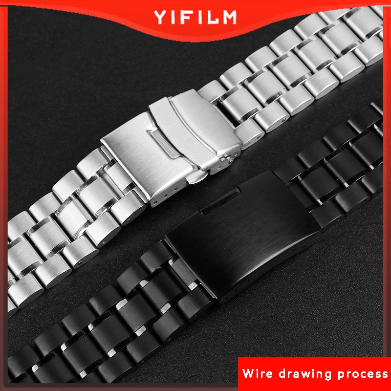 YIFILM Dây Đeo Đồng Hồ Bằng Thép Phù Hợp Cho Casio EFR303L EFV-540 500 EFS-S510 MTP1375