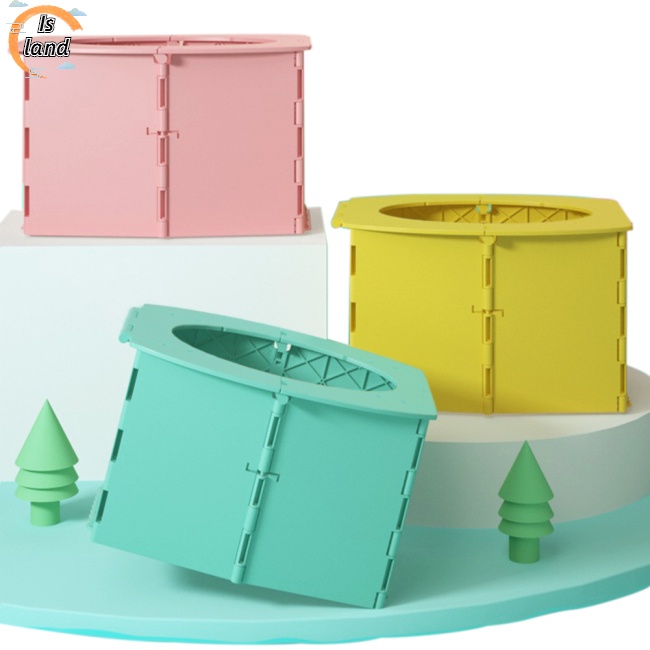 Bô Đi Vệ Sinh Nhỏ Gọn Có Thể Gấp Gọn Kèm Túi Đựng Rác Cho Trẻ Em