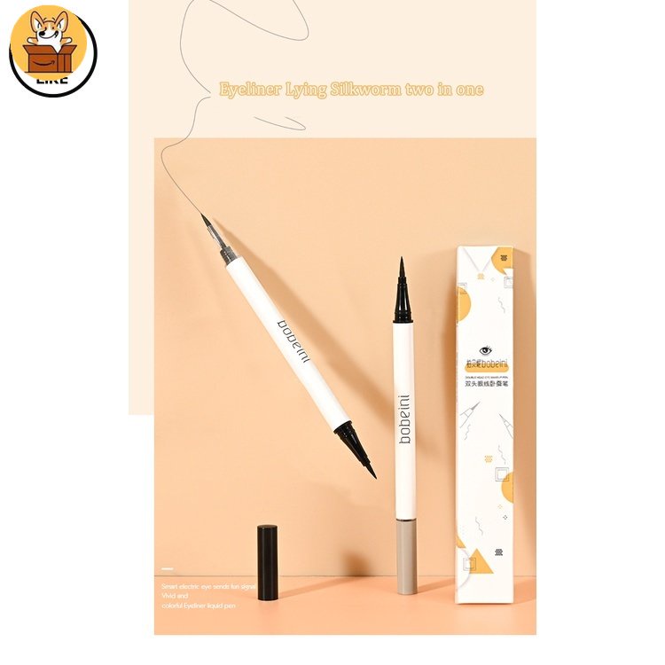 Bút Kẻ Mắt Kiêm Mascara Hai Đầu Siêu Mịn Chống Thấm Nước Không Lem Nhòe Lâu Trôi