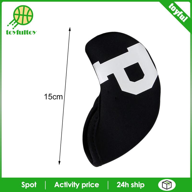 Set 10 Vỏ Bọc Bảo Vệ Đầu Gậy Đánh Golf Bằng Sắt Chuyên Dụng