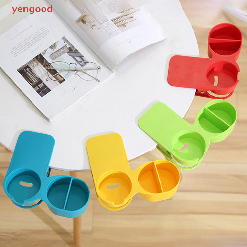 Giá Đỡ Cốc / Chai Nước Kẹp Bàn Tiện Dụng Cho Văn Phòng