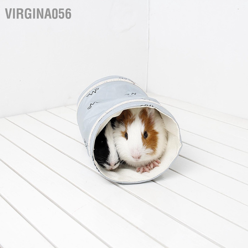 Virgina056 Hamster Đường Hầm Giường Ấm Mềm Mại Nơi Ẩn náu Thú Cưng Nhỏ Ống Tổ Cho Chuột Lang Thằn Lằn Mùa Xuân  Thu