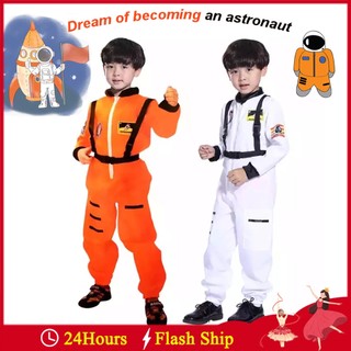 Bộ áo liền quần hóa trang phi hành gia 2 màu kèm thắt lưng dành cho bé trai