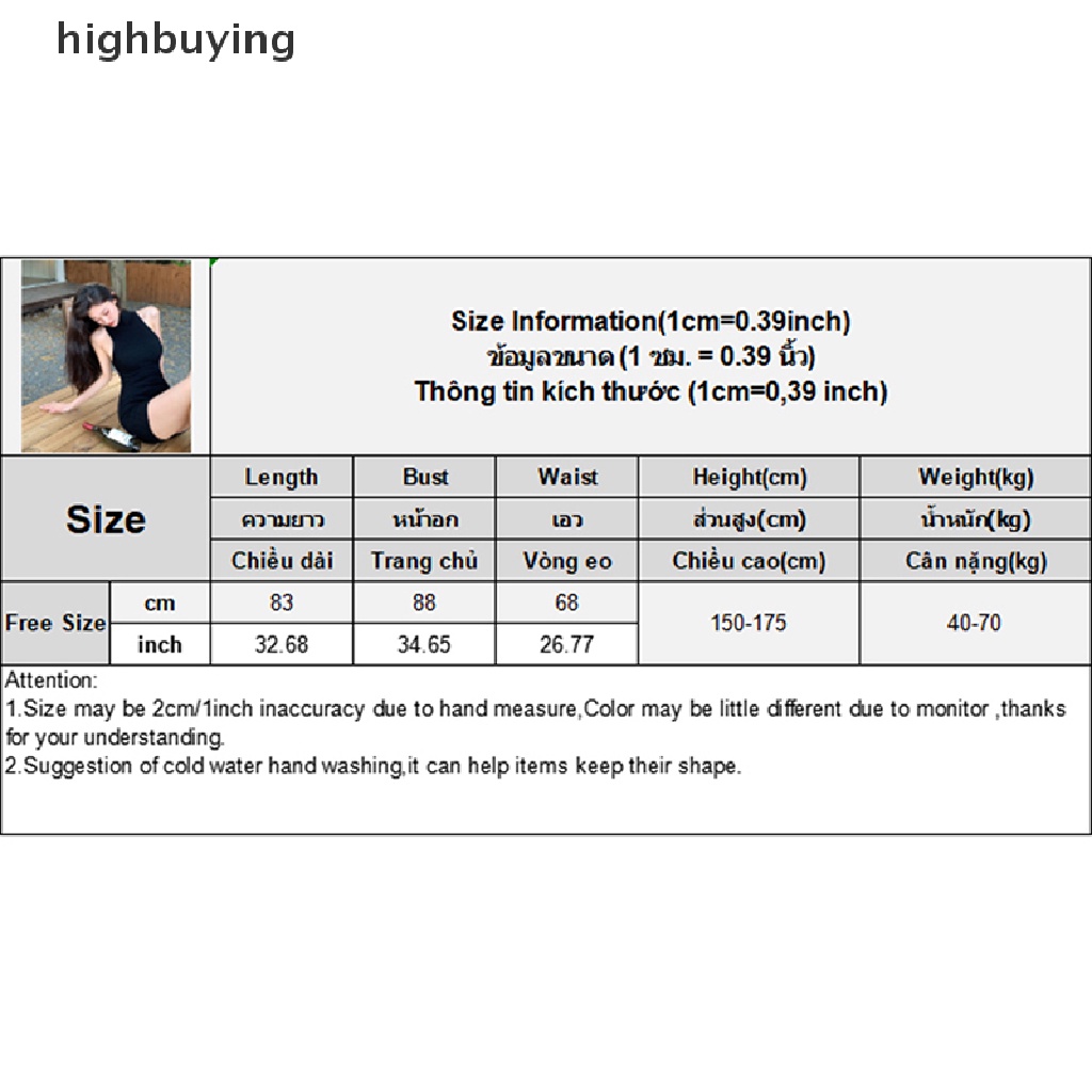 Đầm Dệt Kim Không Tay Cổ Cao Dáng Ôm Thời Trang Mùa Hè Hàn Quốc 2023 Y2k Dành Cho Nữ