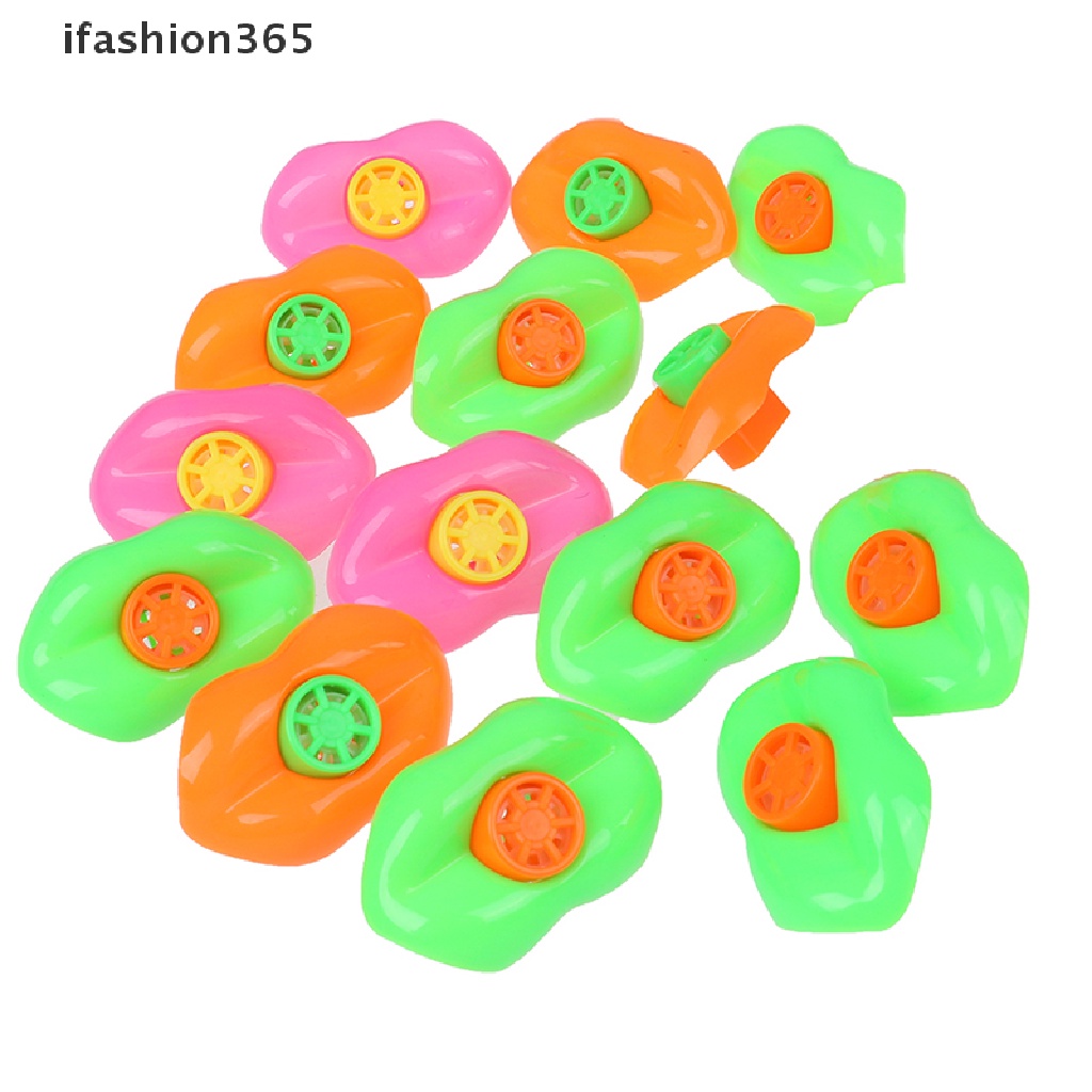 Set 15 Còi Nhựa Hình Đôi Môi Nhiều Màu Sắc Dùng Trong Tiệc Sinh Nhật Cho Bé ifashion365