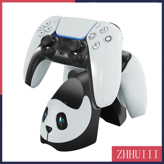 Đế Sạc Nhanh 2 Cổng Cho Tay Cầm Chơi Game Ps5 Hình Gấu Trúc Dễ Thương
