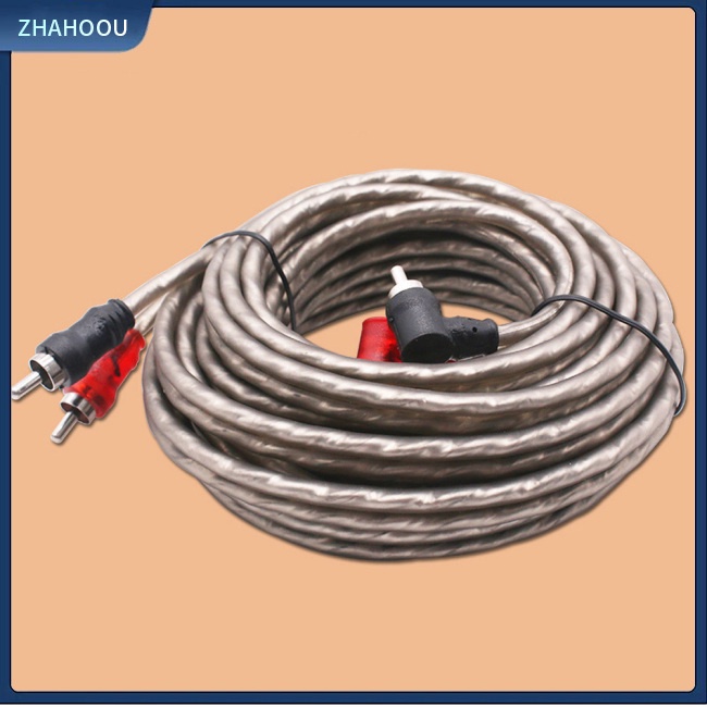 ☃Phụ Kiện Trang Trí Nhà Cửa Độc Đáo Sáng Tạo☃ Dây Cáp Khuếch Đại Tín Hiệu Âm Thanh RCA Bằng Đồng Nguyên Chất Chuyên Dụng Cho
