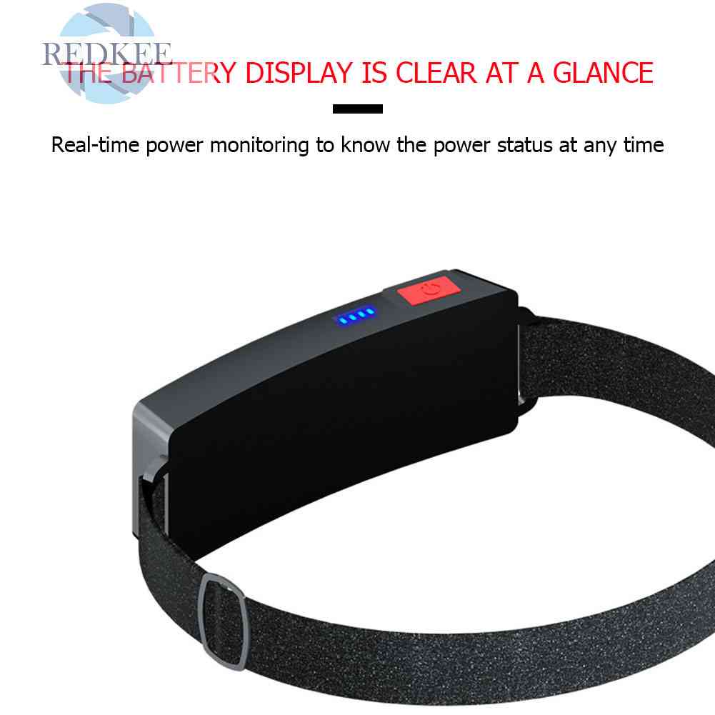 Đèn Pin Đeo Trán 3 Chế Độ Kèm Sạc USB Tiện Dụng