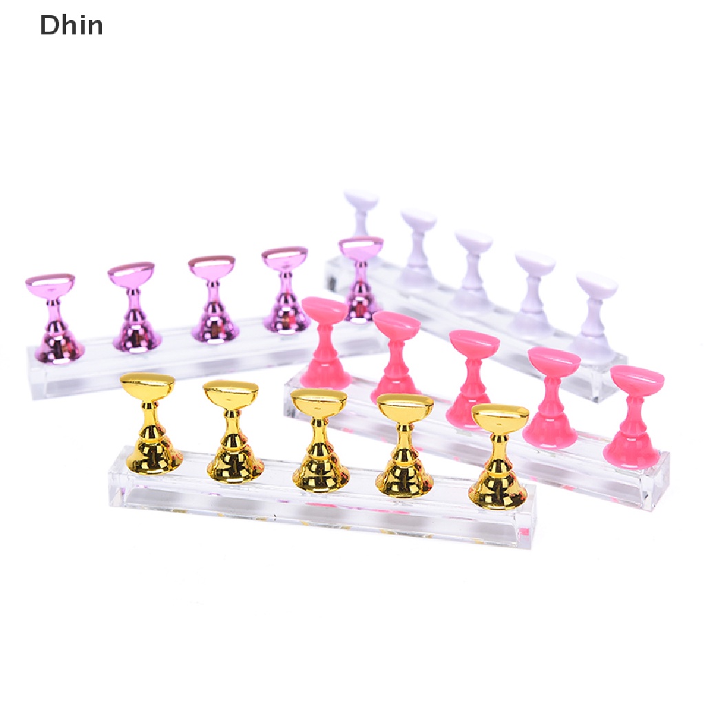 1 Bộ Giá Đỡ Trưng Bày Móng Tay Bằng Acrylic Pha Lê