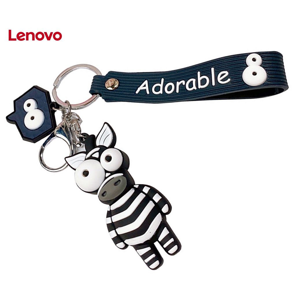 Ốp Điện Thoại Silicon Mềm Hình Ngựa Vằn / Hươu Cao Cổ Gắn Móc Khóa Chống Thất Lạc