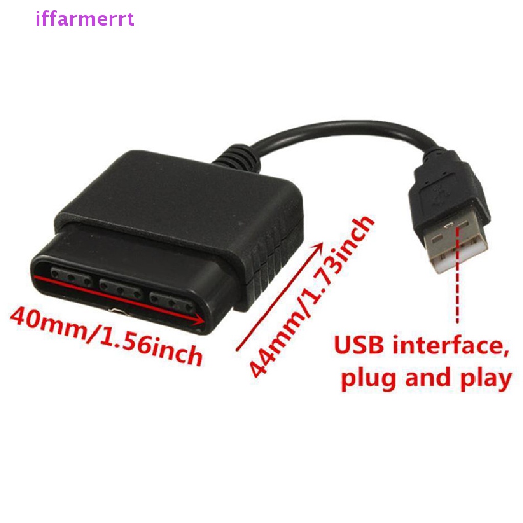 Dây Cáp Chuyển Đổi USB Cho PlayStation PS2 Sang PS3 PCBộ ĐiềU HợP ChuyểN ĐổI PS2 Sang PS3 PC Cho PlayStation 2 3 PCBộ Điều Khiển Chuyển Đổi PC USB Chuyên Dụng Chất Lượng Cao