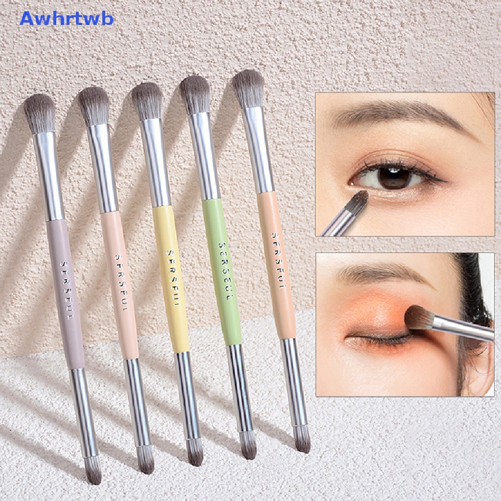 1 Cọ Trang Điểm Phấn Mắt Hai Đầu Không Nhòe Tiện Dụng Mới