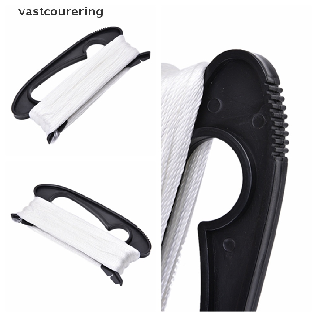 Cuộn Dây Thả Diều Màu Trắng Dài 100m Kèm Dụng Cụ Quấn Hình Chữ D