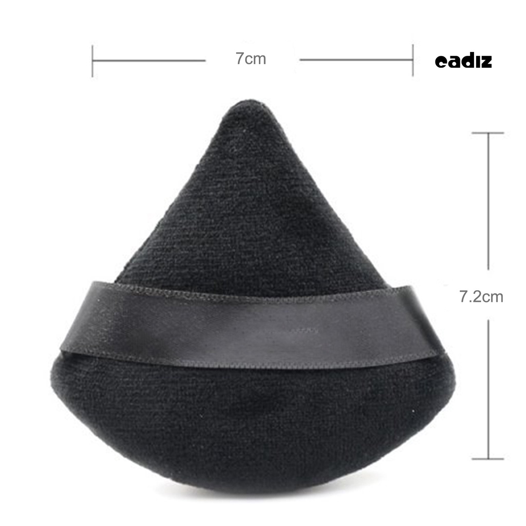 Bông Mút Trang Điểm Hình Tam Giác Bằng Cotton Mềm Mại Tiện Dụng