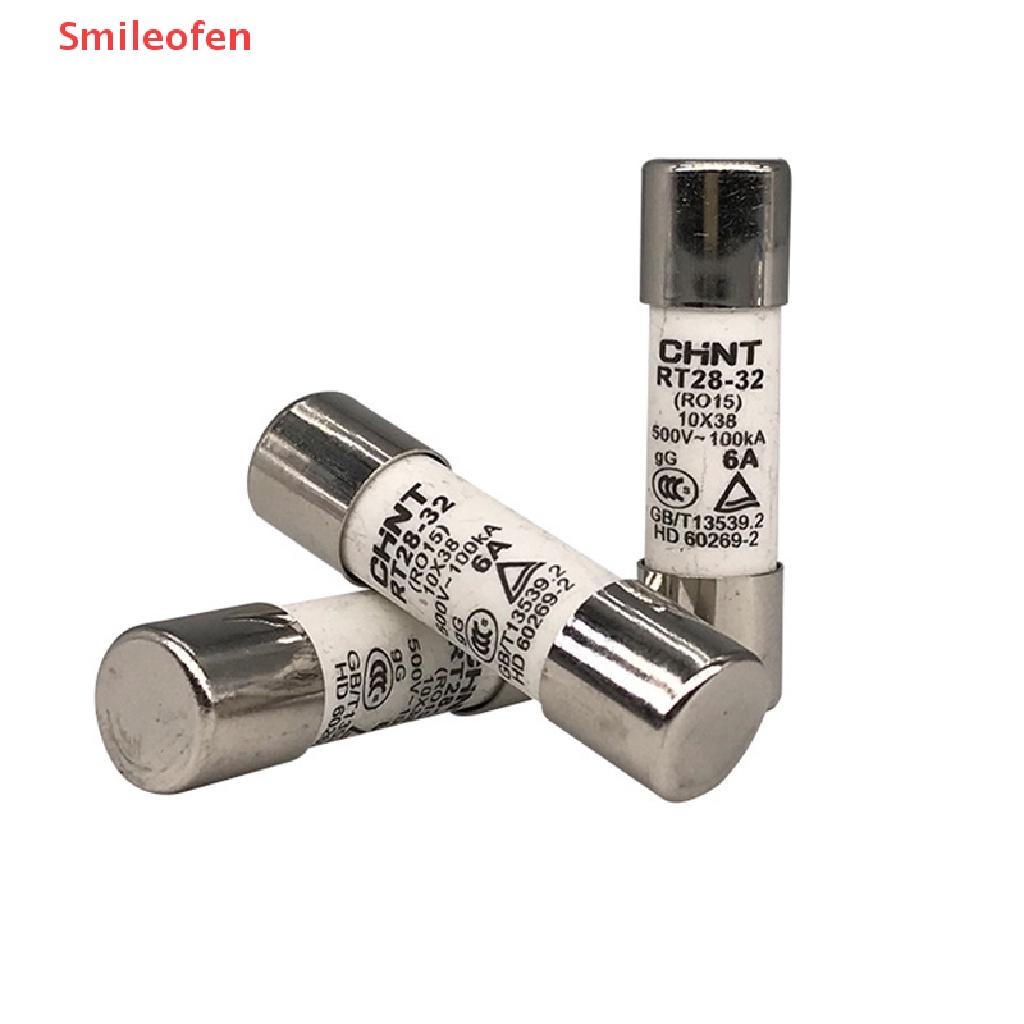 1 Cầu Chì Năng Lượng Mặt Trời 500V 10 * 38MM 2A 4A 6A 10A 12A 16A 25A 32A DC PV Bằng Hợp Kim Nhôm