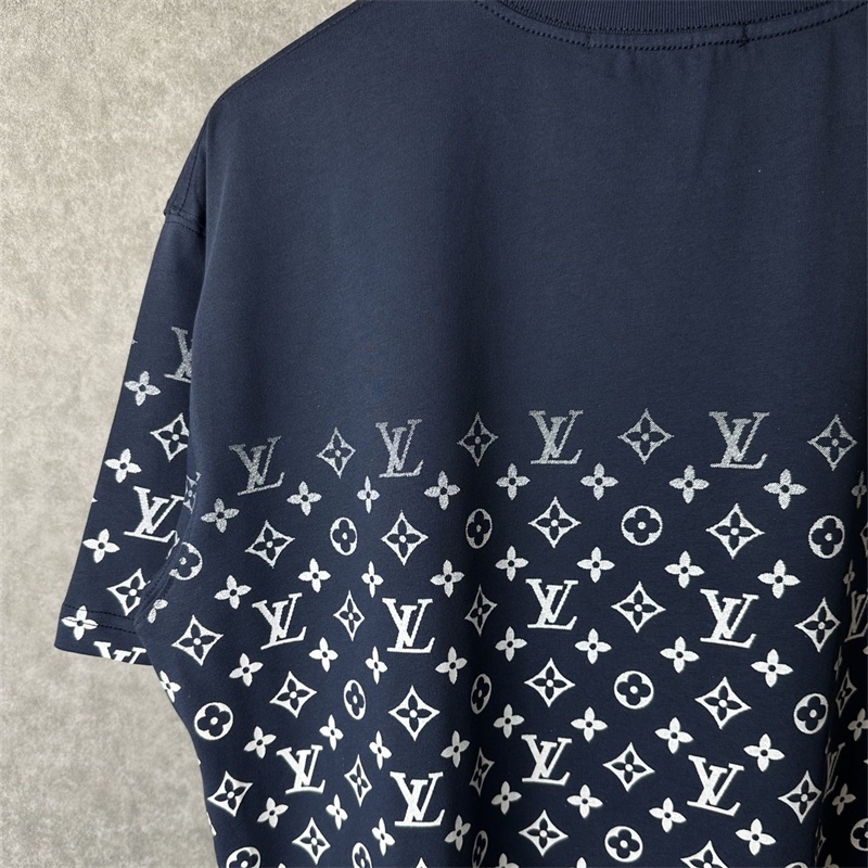 Áo Thun Cotton Tay Ngắn Cổ Tròn In Họa Tiết Gradient Plus Size Unisex