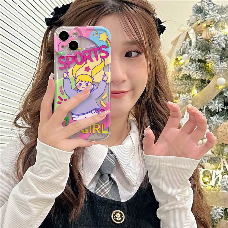 ✅Ốp Điện Thoại Trong Suốt Họa Tiết EXOB Dễ Thương Cho Iphone promax / 811 1213Pro / 7 14Plus 1213Pro