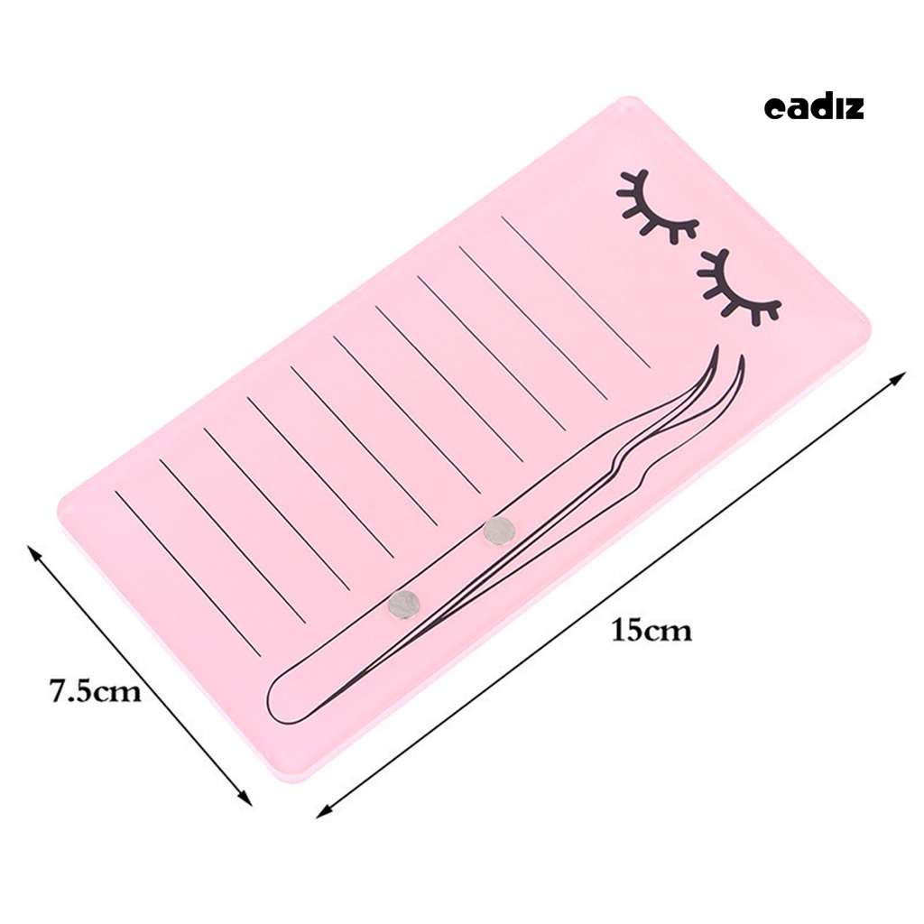 Bảng Đựng Lông Mi Giả Trong Suốt Chống Rơi Kèm Nhíp Trưng Bày