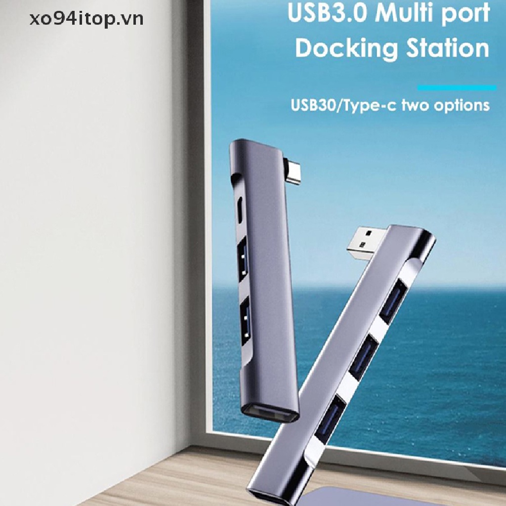 Bộ Chia Cổng USB 3.0 5Gbps Type-C Tốc Độ Cao 4 Trong 1 Tiện Dụng Cho Máy Tính