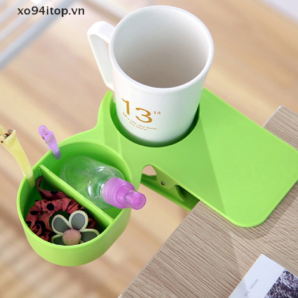 Giá Đỡ Cốc / Chai Nước Kẹp Bàn Tiện Dụng Cho Văn Phòng