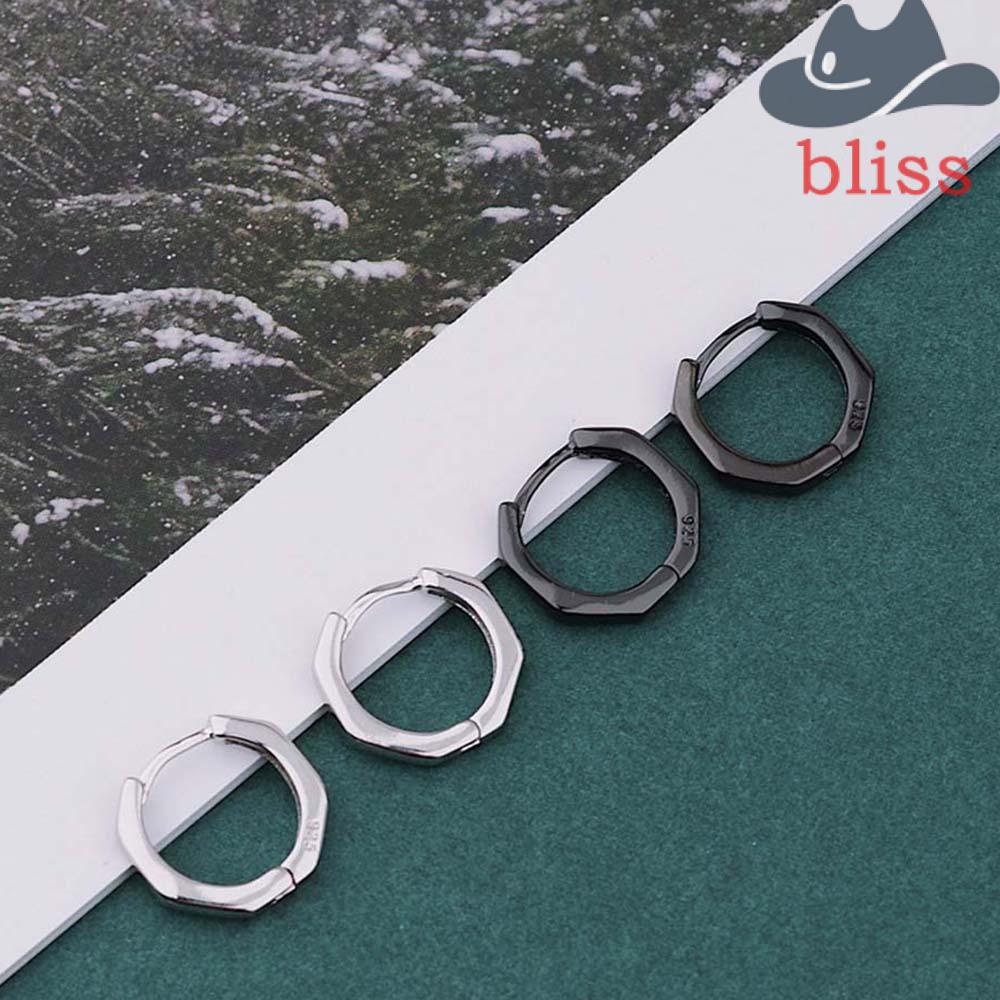 Khuyên Tai Hình Bát Giác Bằng Đồng Bóng Phong Cách Hàn Quốc Mới Cho Nữ