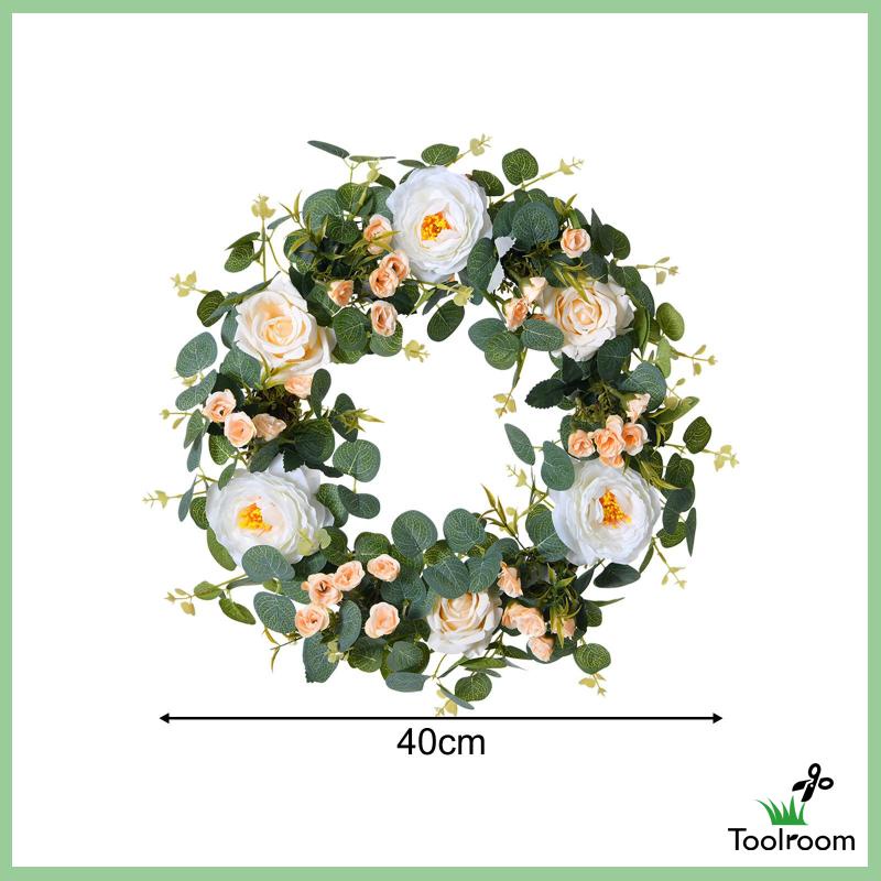 Vòng Hoa Bằng Lụa Dùng Trang Trí Cửa Nhà Hàng / Tiệc Cưới