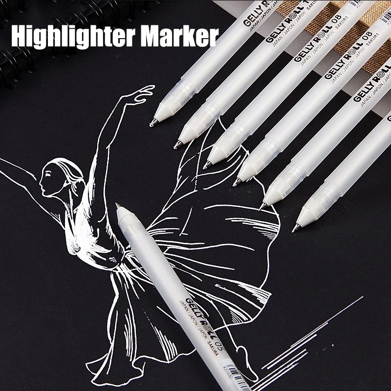 Bút Mực Đen Ngòi 0.8mm Hỗ Trợ Vẽ Phác Thảo DIY Cho Bé