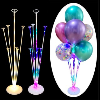 1 Bộ Giá Đỡ Bóng Bay Có Đèn Led Trang Trí Tiệc Sinh Nhật / Đám Cưới Baon Helium Globos