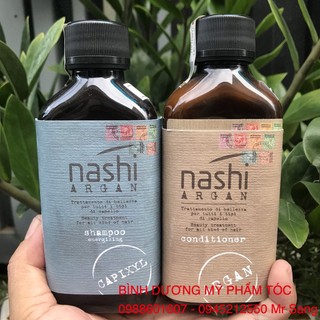 🇮🇹Nashi-Italia🇮🇹 Dầu gội xả chống rụng và kích thích mọc tóc Nashi Argan Energizing Hairloss Capixyl 200mlx2 (2026)