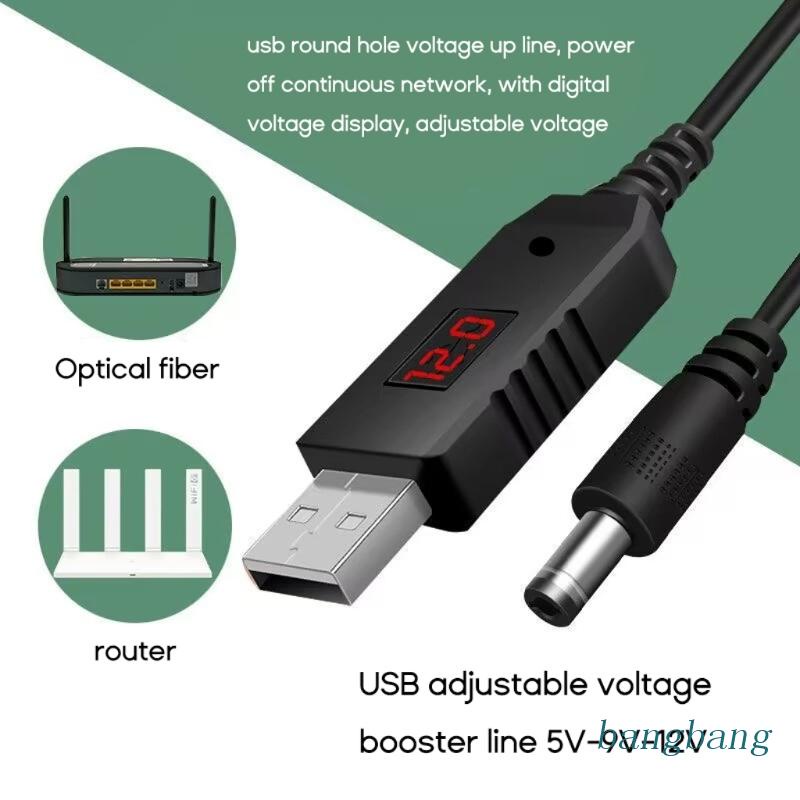 Cáp Chuyển Đổi Tăng Áp USB Sang DC5.5x2.5 USB DC9 / 12V Chuyên Dụng Chất Lượng Cao