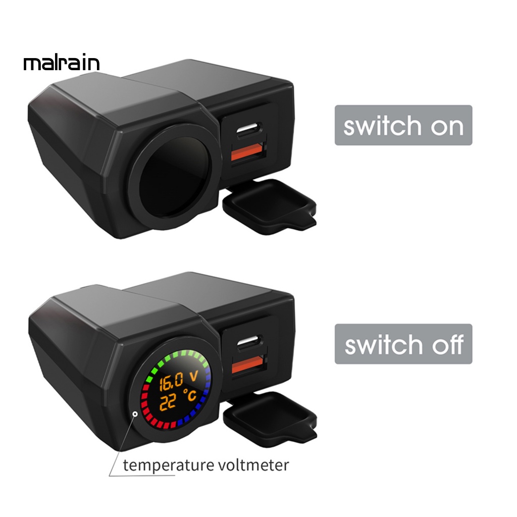 1 Bộ Sạc Điện Thoại USB 5V Tiết Kiệm Năng Lượng Chống Thấm Nước Cho Xe Máy